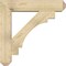 Ekena Millwork Merced Craftsman Rough Sawn Bracket w/ Offset Brace, Douglas Fir, 8"W x 36"D x 36"H BKT0806X36X36MRC04RDF - alternate 4